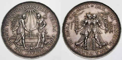 [Medaille von Hhn auf den Frieden von Oliva 1660]