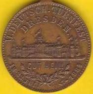 [Medaille auf das Deutsche Turnfest zu Dresden 1885]